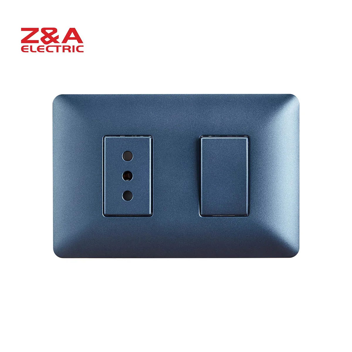 AM2227.FMBU AM Series Full Matte Blue Z&A ZA electrical  wall switch