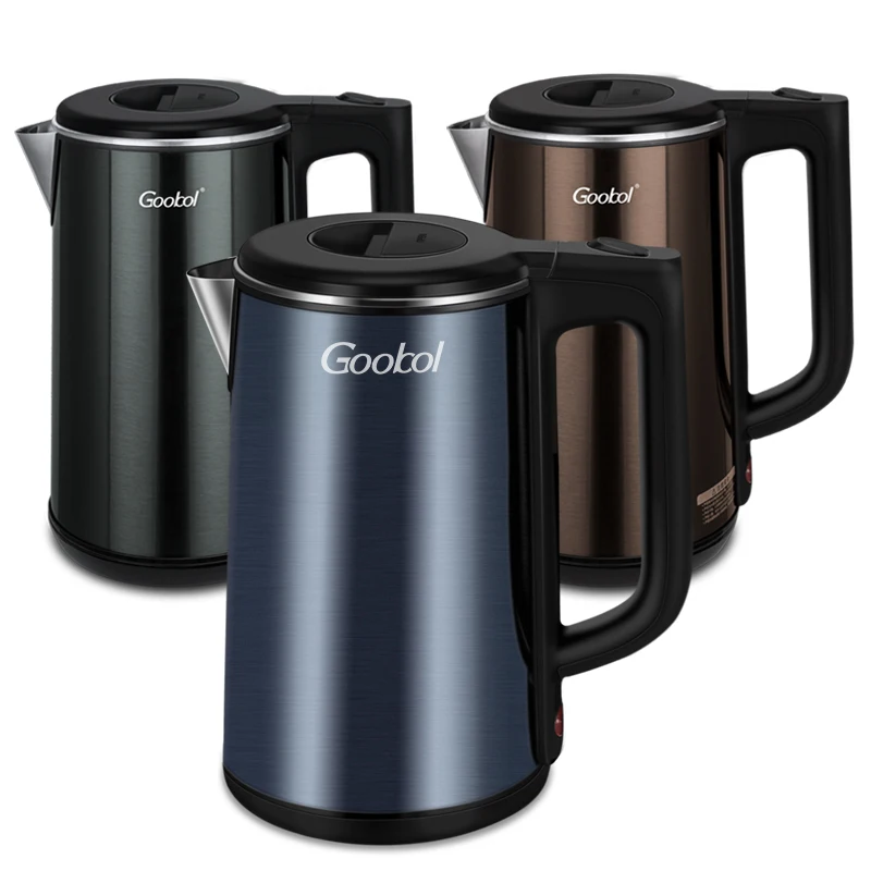 Hot Sell 1.8 litre stainless steel household appliances boiled dry protection electric teapot