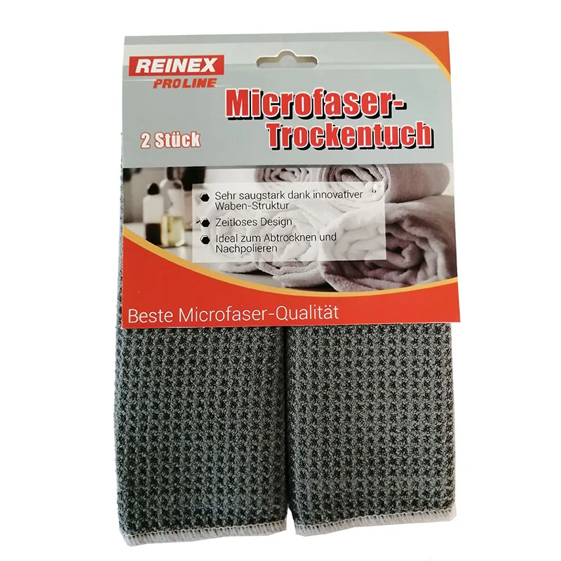 Микрофибра Пылезащитная ткань сотовая тарелка Вафельная Ткань