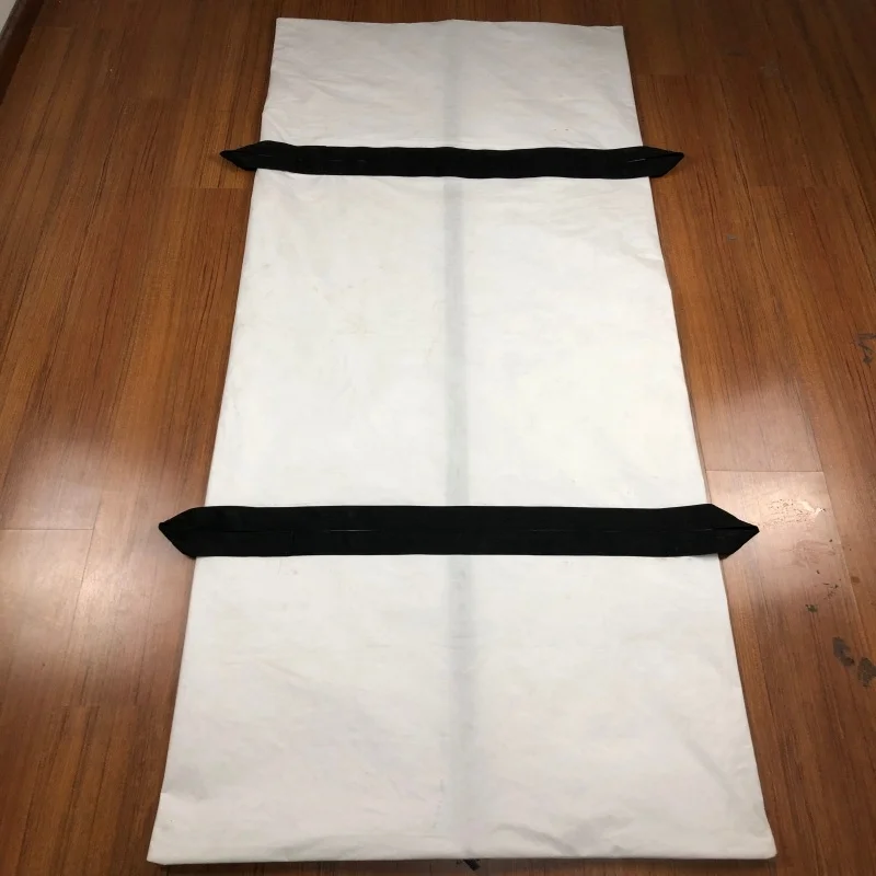 Disposable custom PEVA bodybag  pvc waterproof leakproof anti-virus spreading  corpse body bag with handles Cadaver bag