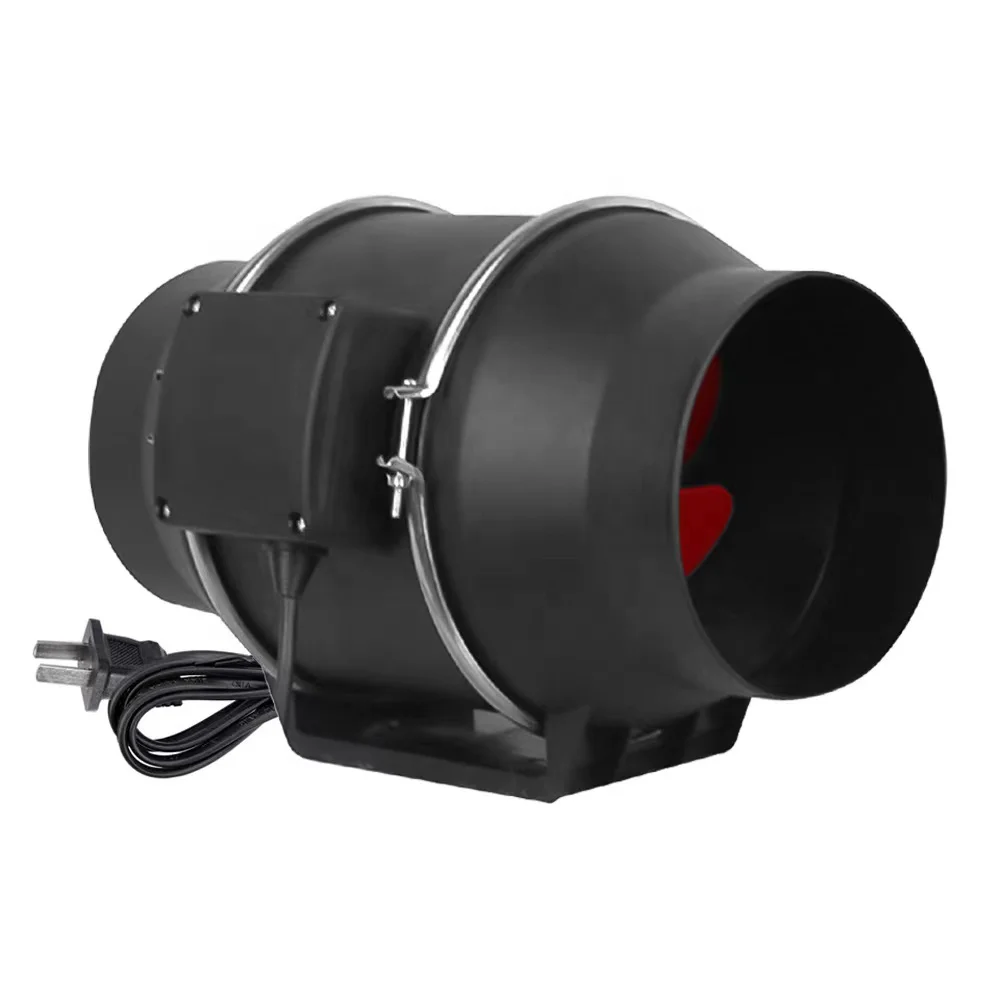 Circular 6 inch Duct Fan with 0-100% Variable Speed Controller - Ventilation Exhaust Fan grow Hydroponics tent exhaust fan