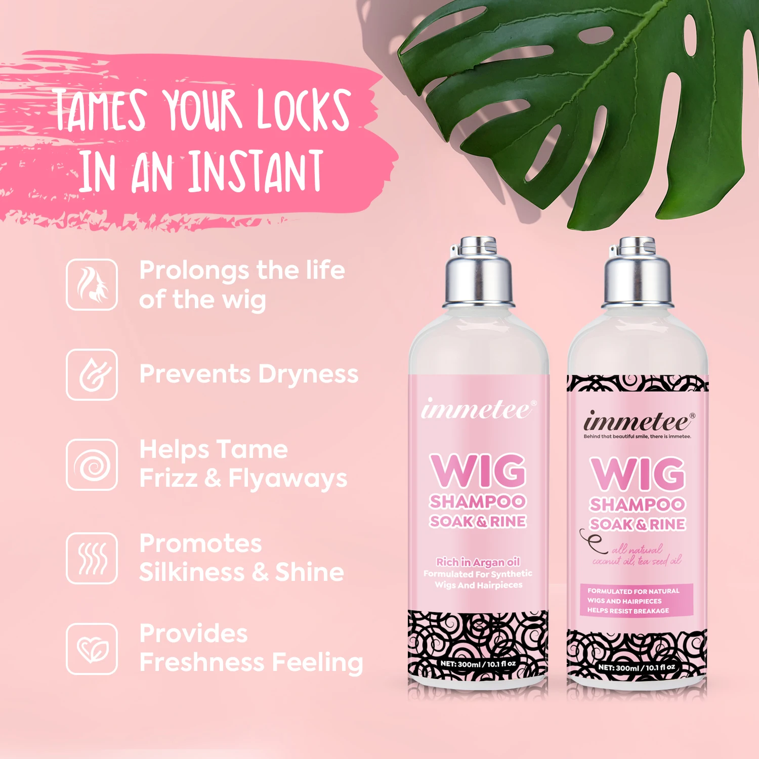 Lace Wig Shampoo Cleansing Wig Shampoo And Conditioner Anti Frizz Hair Shampoo For lace wig