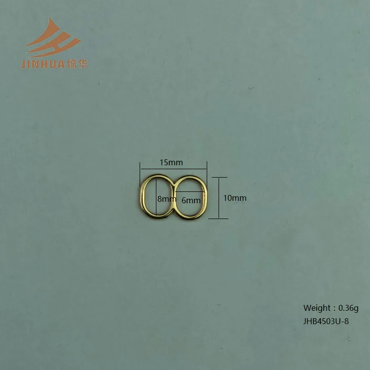 Swimwear Bikini 8mm Sliders Clasps Metal Bra Buckles Front Closure