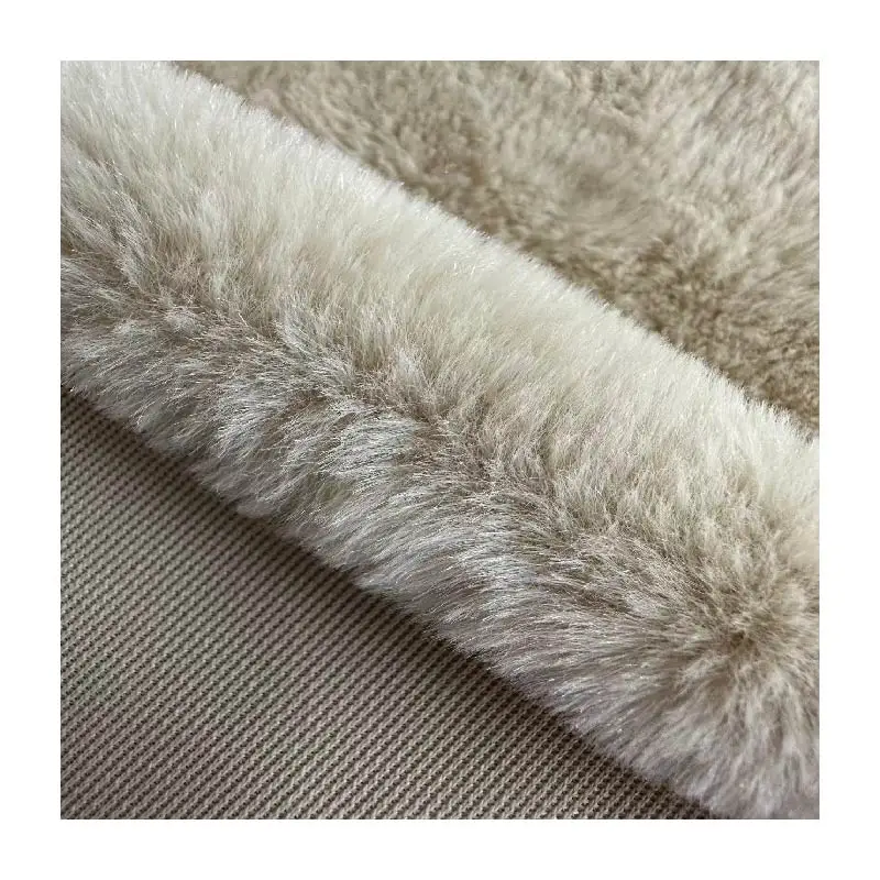 100% polyester fake rabbit fur fabric for plush toys