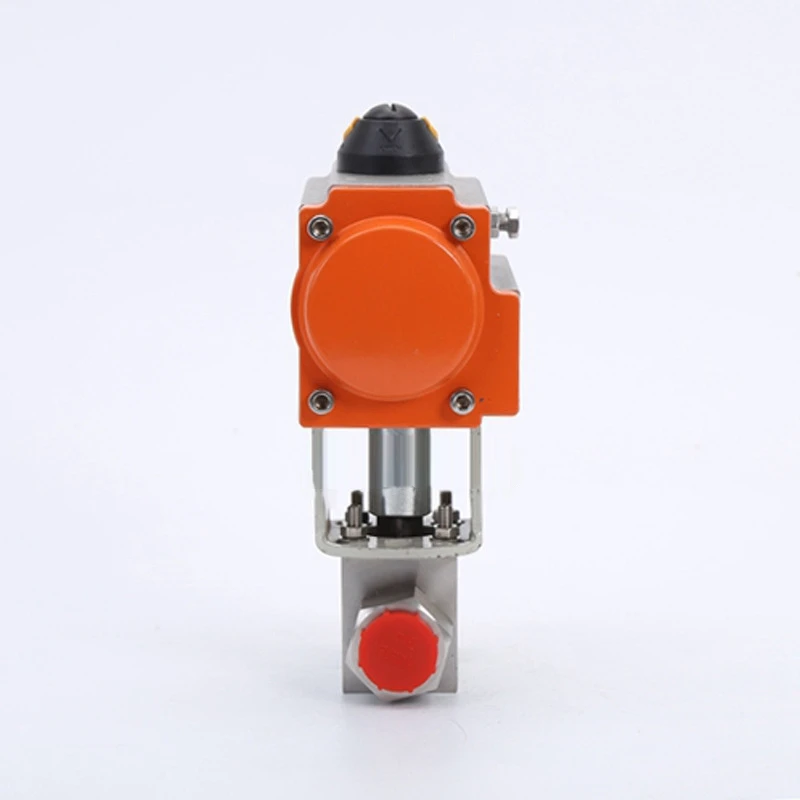 1 1/4 inch 40Mpa Forged Stainless Steel 304 5000 PSI High Pressure Hydraulic NPT thread pneumatic actuator Ball Valve