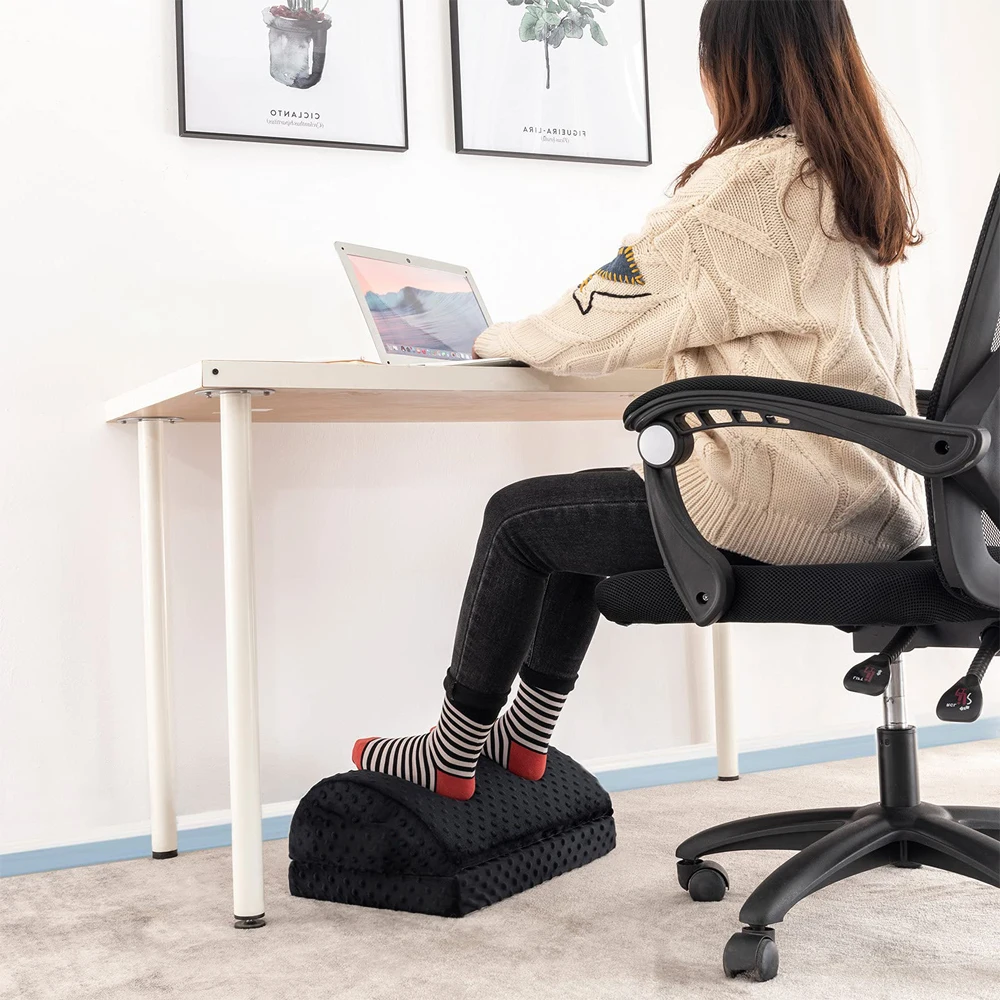 Premium Quality Desk Feet Cushion Rest Footrest Foot Rest Ergonomic Foot Pillow Footrest