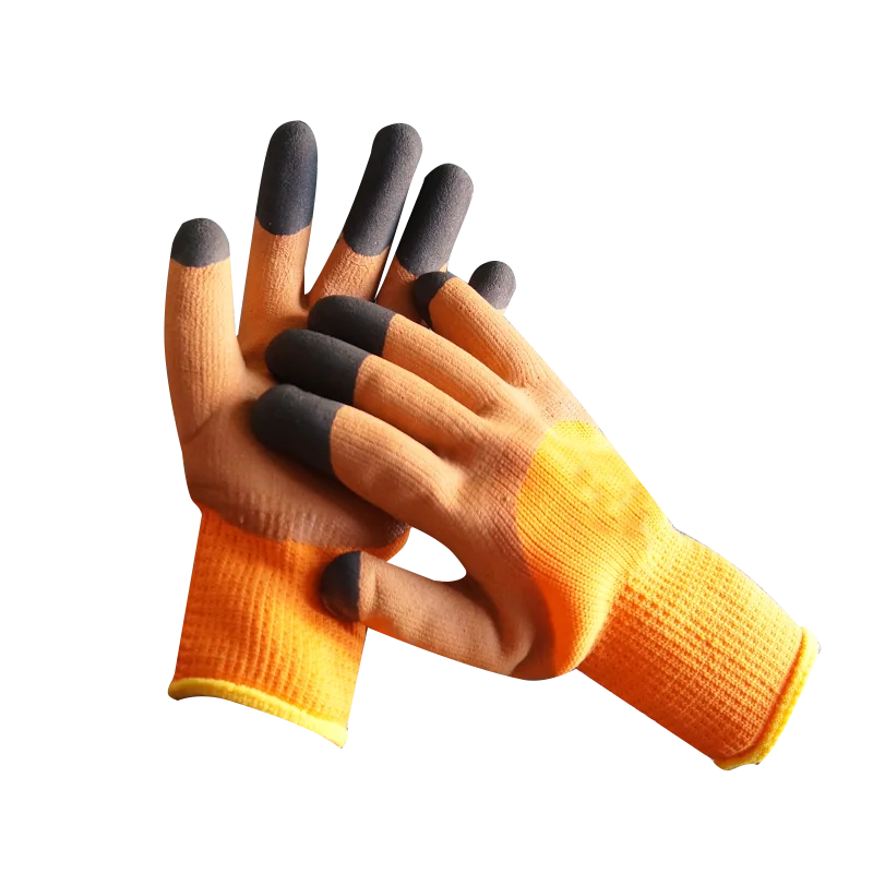 Terry foam 300#gloves Terry Thickened Warm Gloves Nylon Foam Labor Gloves