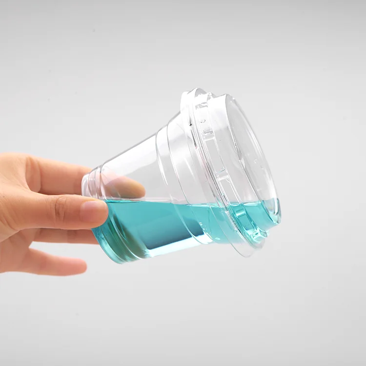 Hot Selling Disposable Yogurt 5oz 7oz 8oz 9oz Clear Plastic Ice Cream Dessert Cup With Cover