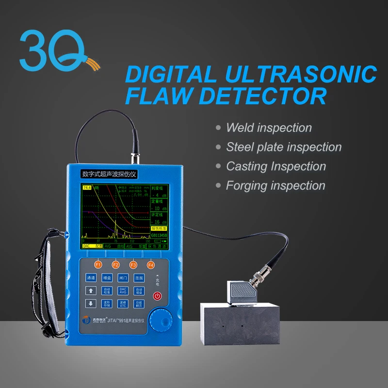 3Q KS650 NDT equipment/ Portable Digital Ultrasonic Metal Flaw Detector Supplier