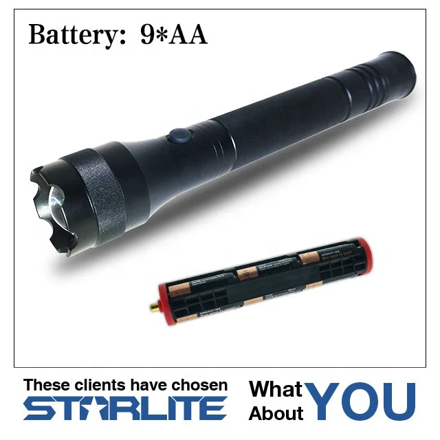 STARLITE 3300 lumens aluminum led flashlight torch personal self defense products