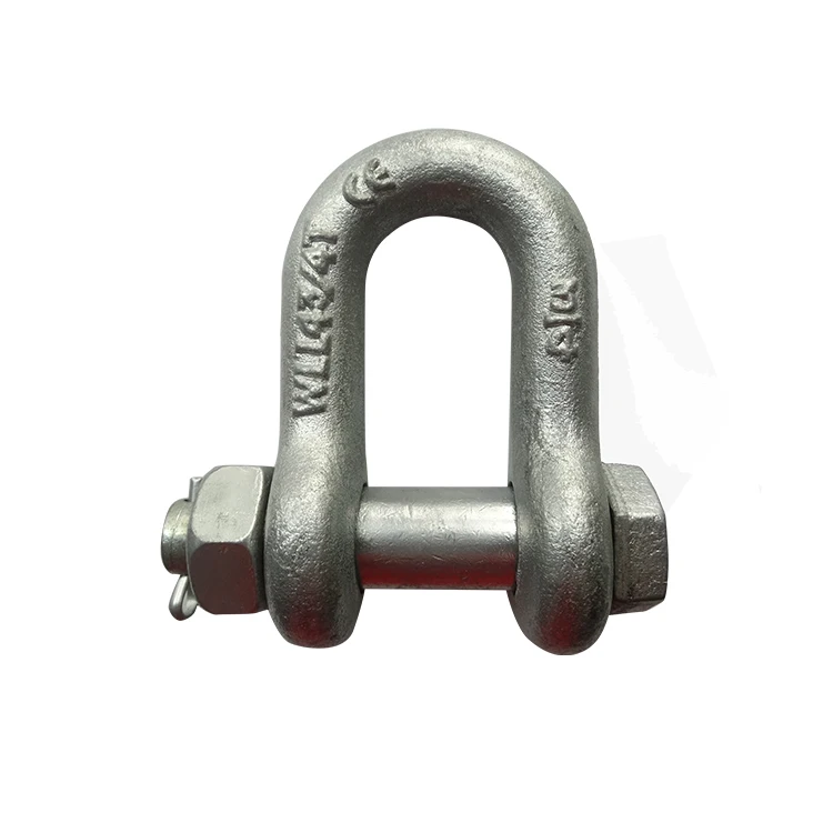 US Type Bolt Chain Shackle D Swivel Shackle Hitch Receiver