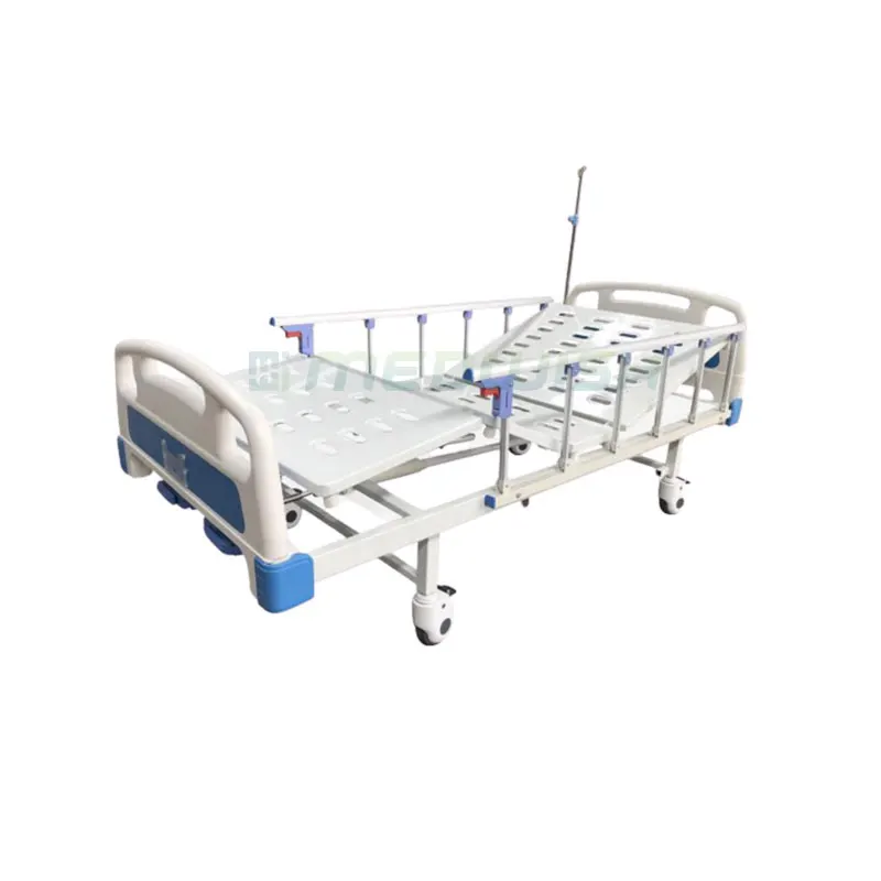 китайский производитель ABS Кривошип 2 положения Больничная кровать цена с крышкой колеса