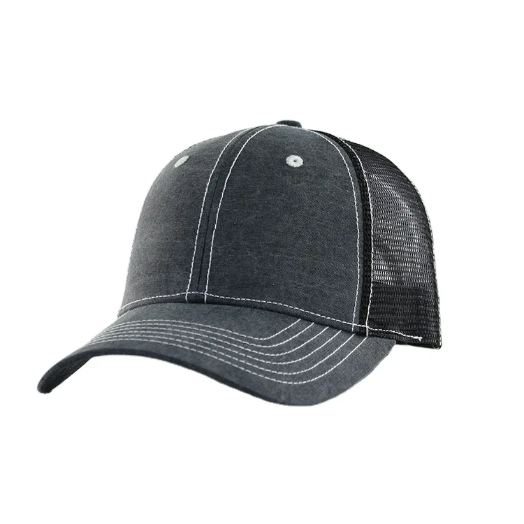 OEM Sublimation 6 Panels 3D Embroidery Baseball Cap Mesh Custom Printing Trucker Hat Caps