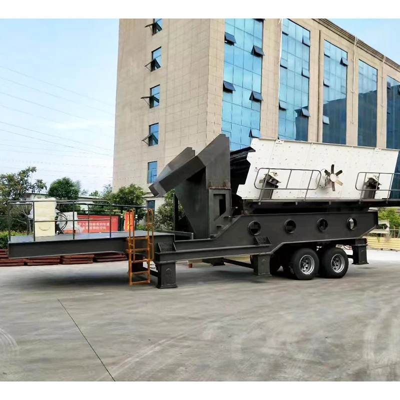 High Efficient Limestone Mobile Crusher Mobile Crushing Plant with Good Price