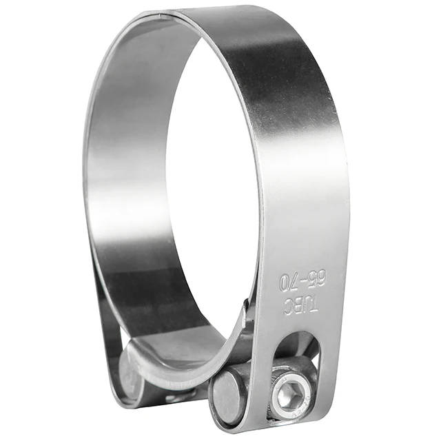High Quality Single T-Bolt Heavy Duty Hose Clamp With Double Bands