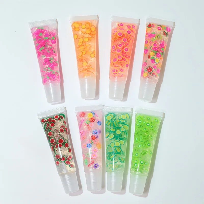 OMG Fruit flavor student lip gloss moisturizing lip gloss no logo spot wholesale brilho labial de frutas