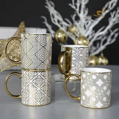 diy ceramic mug with decal from zibo ,china exported to south america