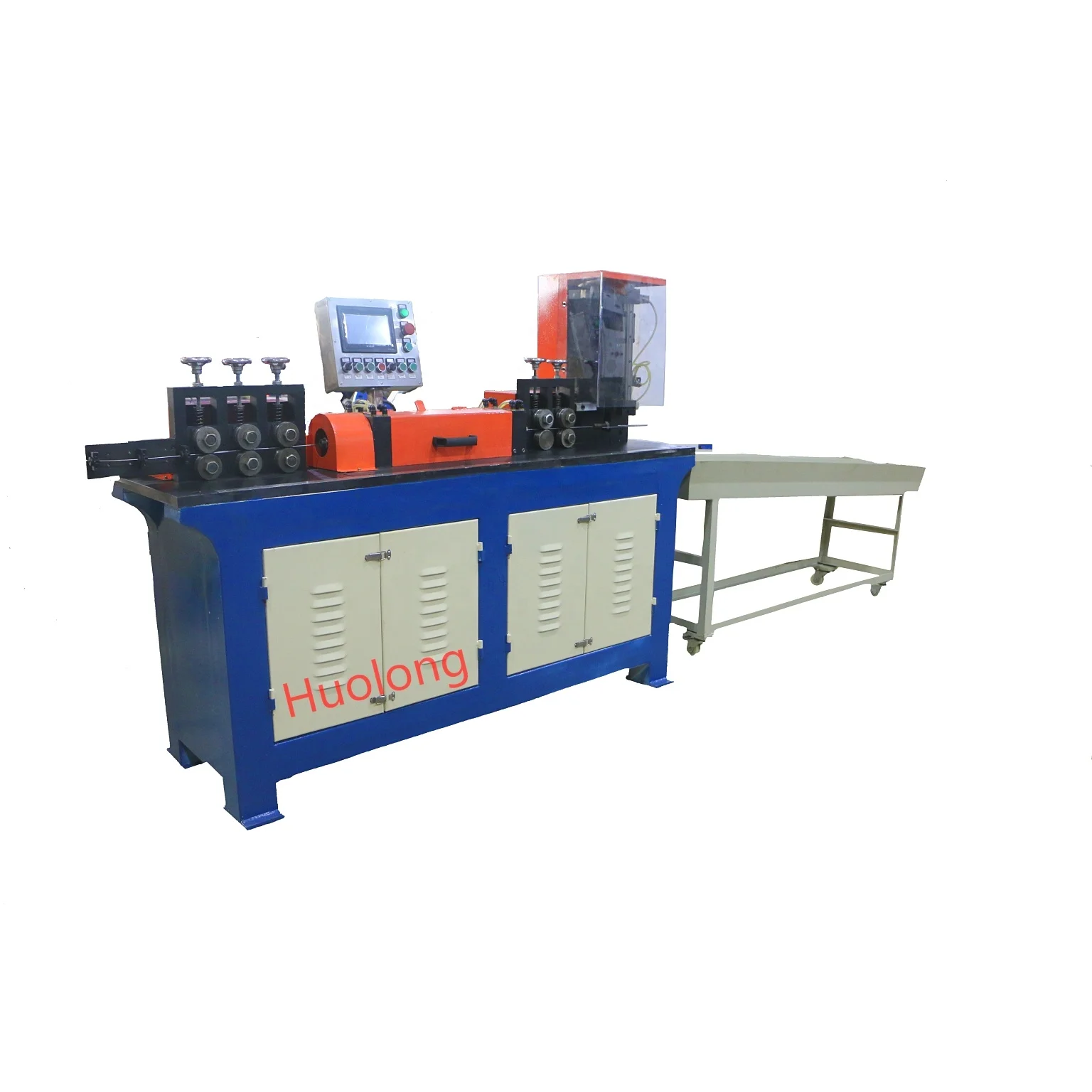 Straightener and Cutter Automatic High Speed Metal 2-6mm Iron Ss Stainless Steel Bar Rod Wire Straightening and Cutting Machine
