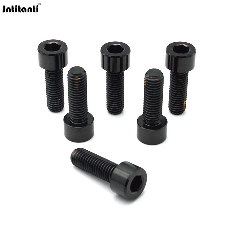 Jntitanti Automobile Vehicle Car Motorcycle Bike New Style M5 M6 M8 M10 M12 M14 Gr.5 Titanium Alloy Hex Socket Bolts Screw