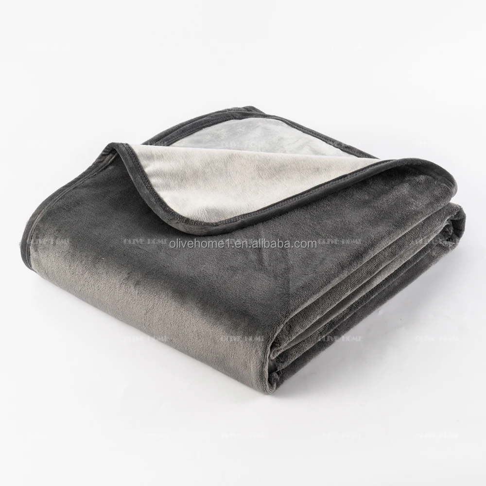 TPU Waterproof Small Cat Blanket Washable for Couch Protection Water-resistant Fleece Micro-mink Puppy Blanket Reversible Throw