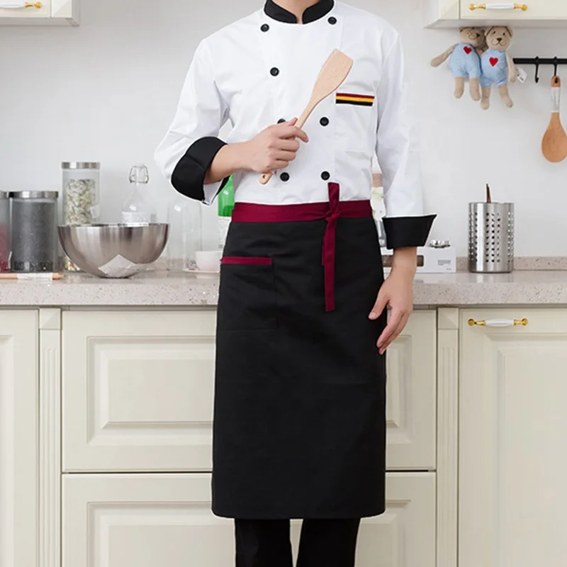 
Custom Good Quality Design Italian Fabric Kitchen Chef Uniform 