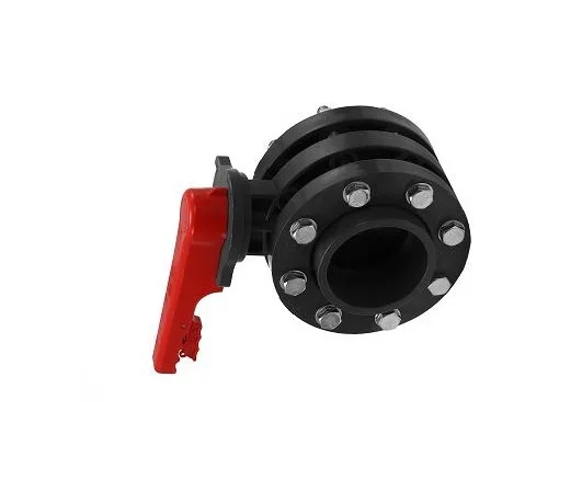 Пластиковый DN100 клапан-бабочка 2 дюйма 8 дюймов DN200 UPVC ручной для сельскохозяйственного орошения