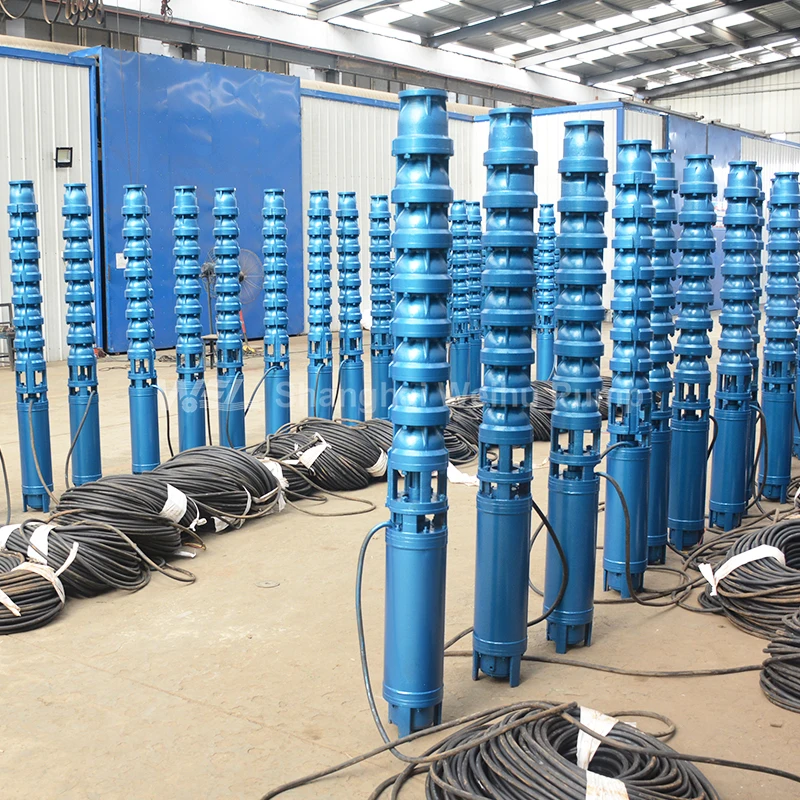 QJ series ac three phase deep well electric borehole water pump supplier 10 hp submersible pump