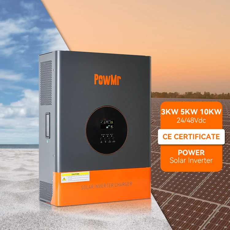 PowMr 3KW 5KW 10KW Pure Sine Wave Solar Inverter 24V 48V 220/230V MPPT Grid Tied Solar Inverter Charger