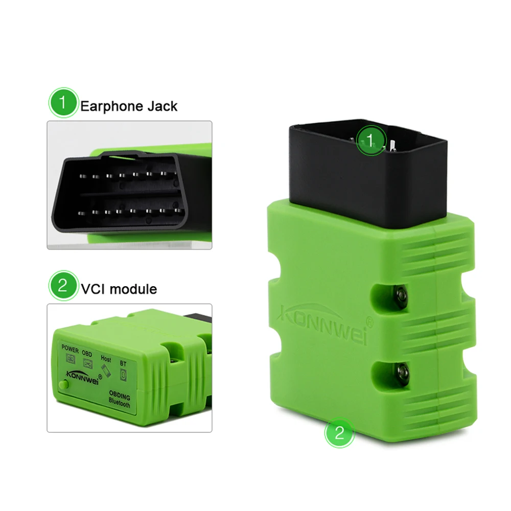 Fault-Detector For Most of Auto Cars Diagnostic Tool KW902 ELM327 BT 3.0 OBD2 OBDII Car Engine Diagnostic Codel