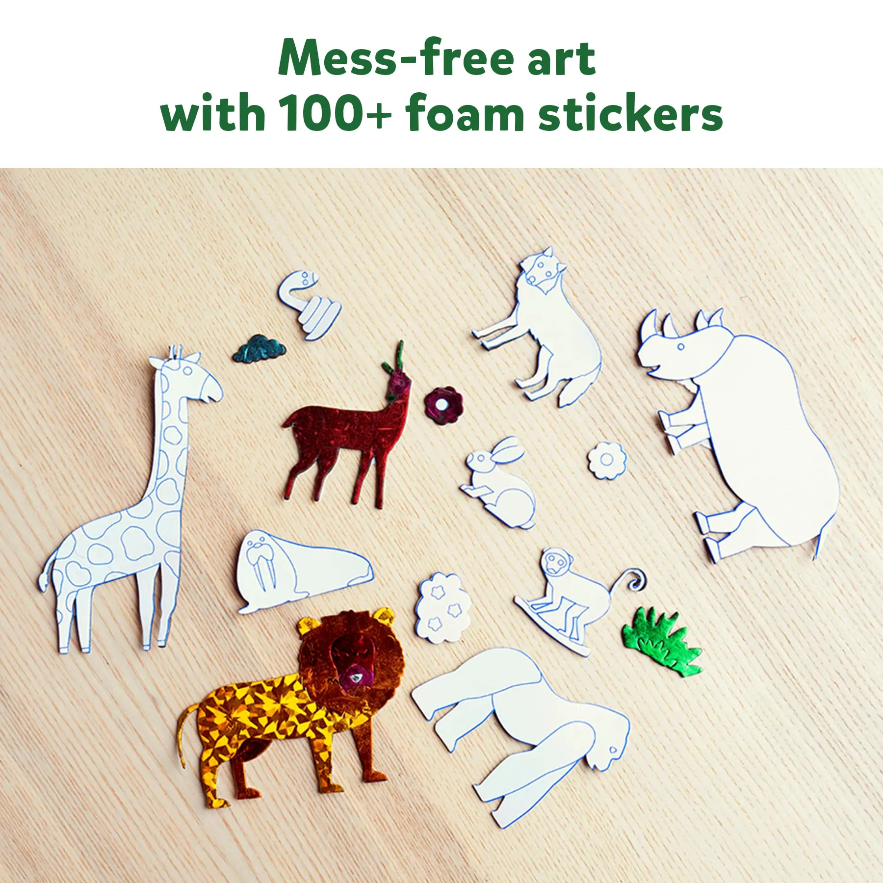 Art Craft Activity DIY Foil Fun Unicorns Princesses stickers for boys and girls and kids foil fun