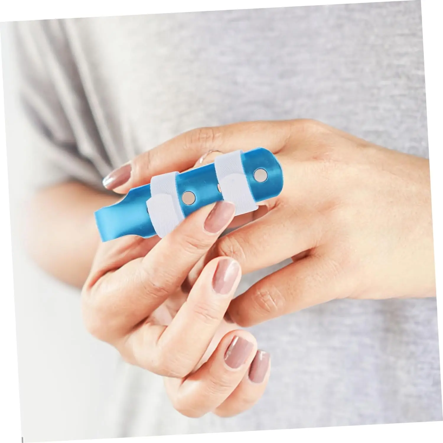 Anthrive Foam Padded First Aid Aluminum Alloy Medical Finger Splints Thumb Splint For Broken Injured Fingers Stabilization