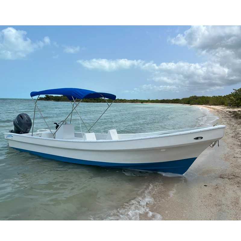 7meter sea fishing boat fiberglass hull transport cargo CE high speed outboard 100HP console awning fuel tank light leisure jet
