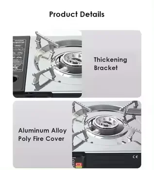 Hot Selling Steel Double Burner Camping Stove Outdoor Gas Stove 2 Burner Camping Butane Gas Cooker Stove