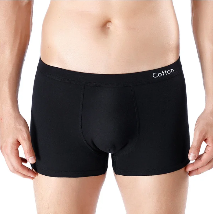 Бесшовные мужские трусы-боксеры с низкой талией