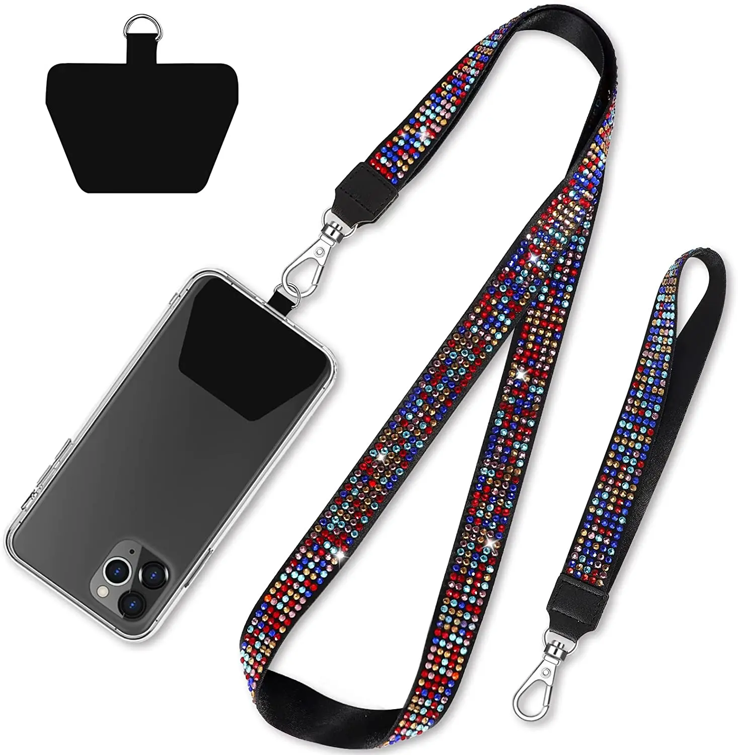 Camera Phone Strap Diagonal Span Strap Womens Shoulder Strap Lanyard Removable Adjustable Silicone Bag Cartoon Lanyard