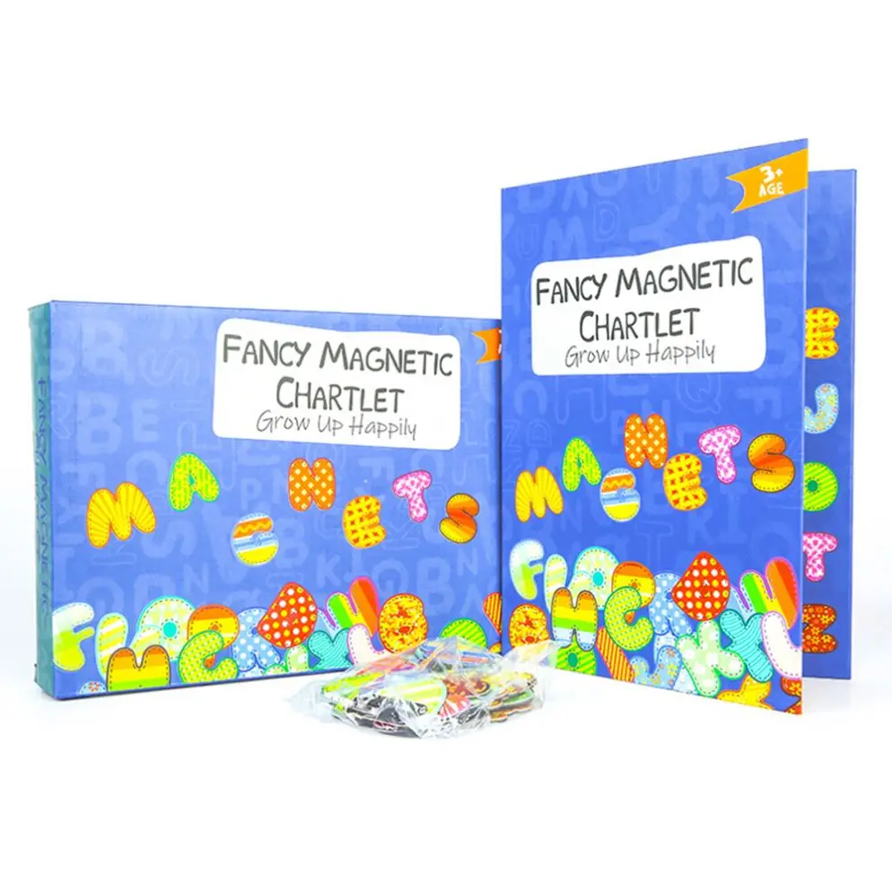 Magnetic colorful letter alphabet learning abc jigsaw puzzle 26 pack