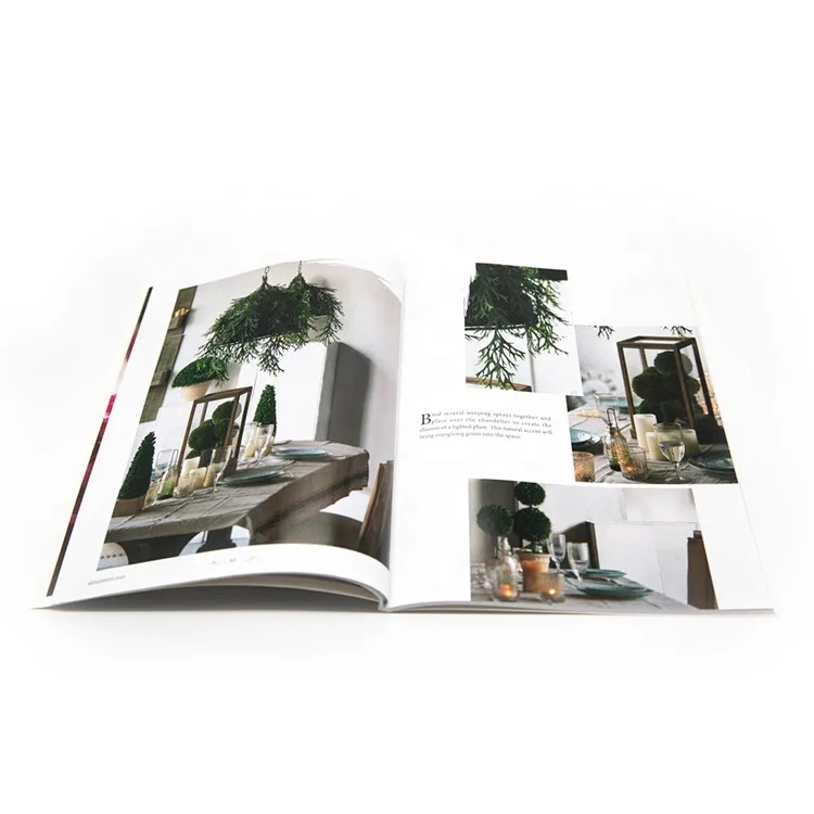 Custom Size High Quality Low Price Full Color Softcover Magazine Printing Service in China