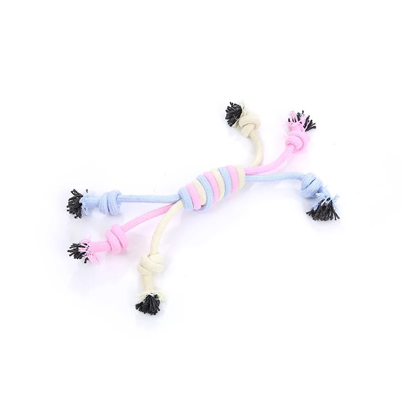 Puppy Chew Teething Rope Toys Pack Washable Cotton Rope for Dogs Dental Chews Cleaning Dog Teething