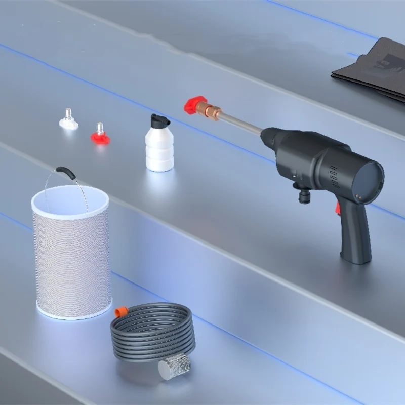 Easy to carry wireless foam gun car wash