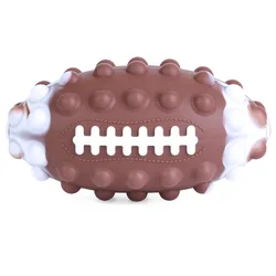 Football Stress Reliever Push Bubble Sensory Fidget Toys New Design Popping Silicone Ball Customize Unisex Toy Ball