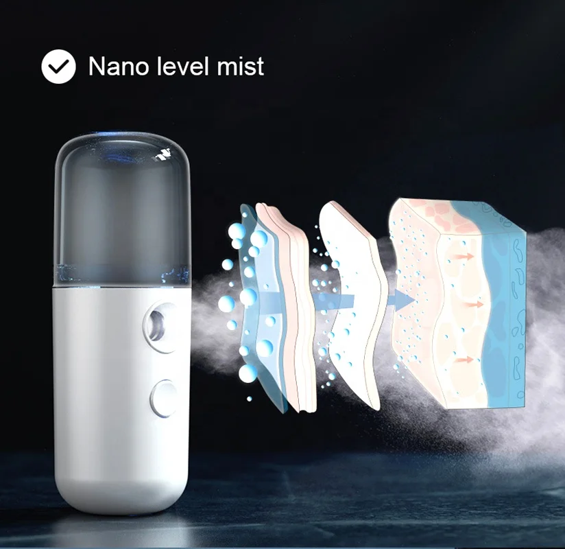 Gainpower Nano Mist Spray Mini Sprayer Beauty Skincare Facial Steamer Face Steamer