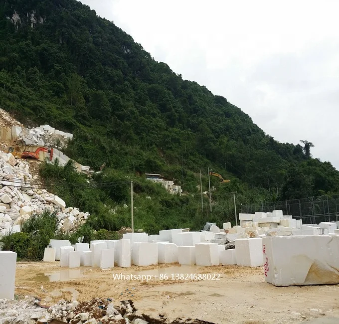 
Pure white marble slabs and stone blocks cut to size from vietnam suppliers 