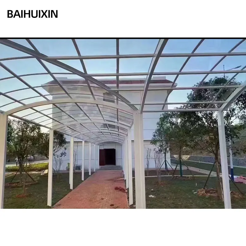 Заводская цена садовый тент уличный Поликарбонат покрытие для крыши патио алюминиевый