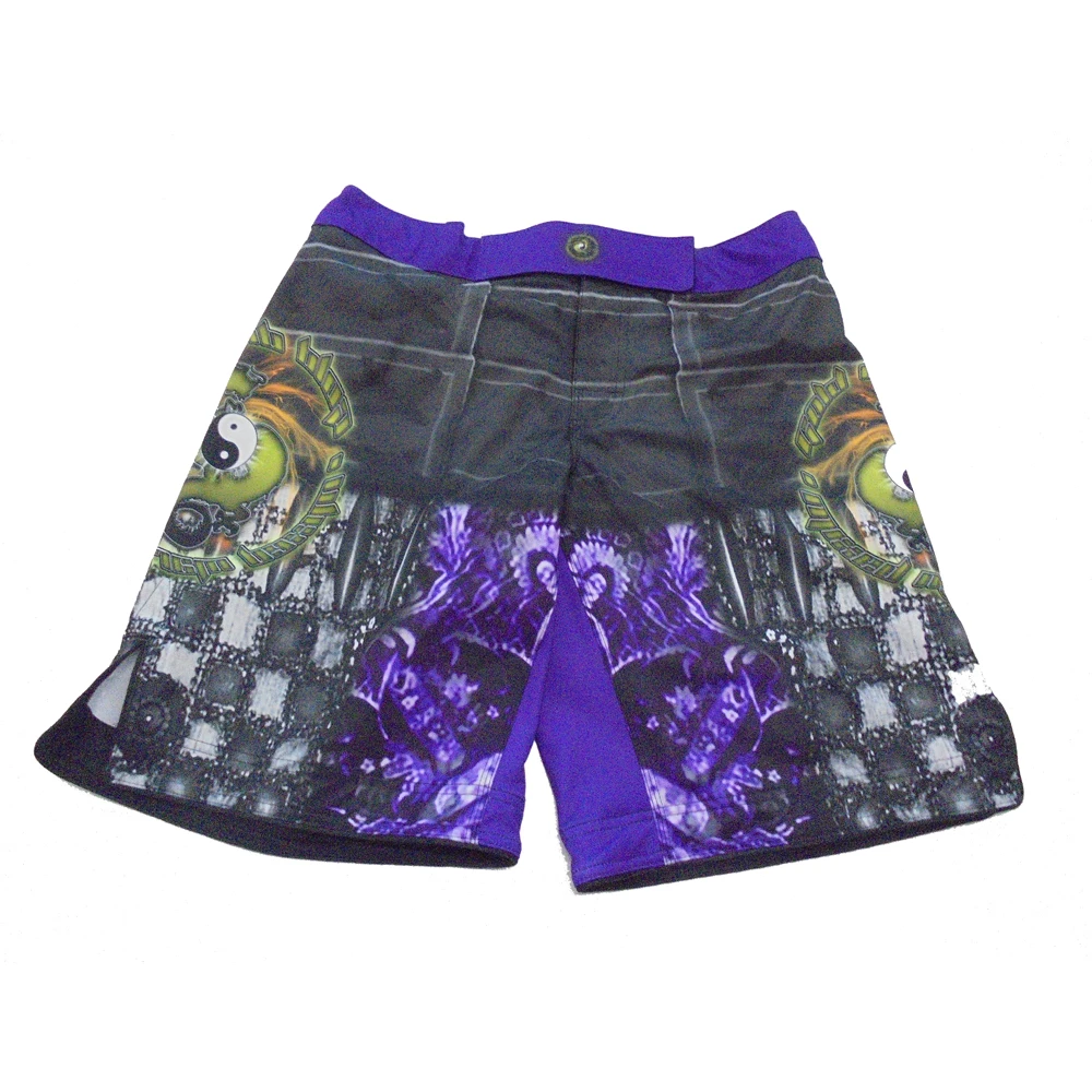 Sublimation printed custom made make your own MMA boxing shorts Muay Thai mma shorts