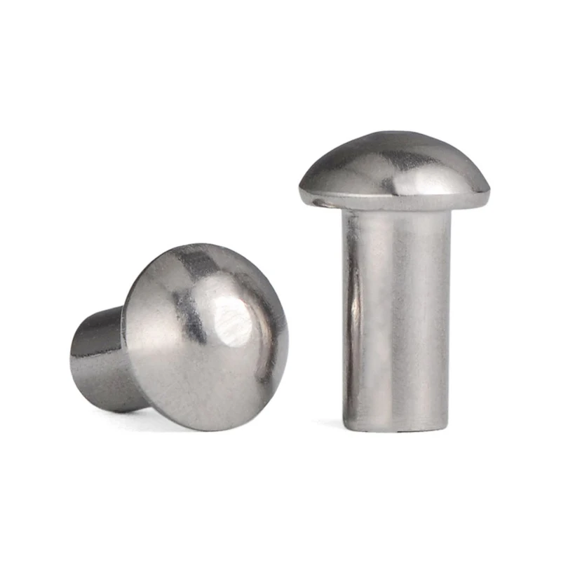Stainless Steel SUPER DUPLEX SS 2205 2507 A286 904L Round Thin Mushroom CSK Flat Countersunk Head Solid Rivet DIN 660 302 7338
