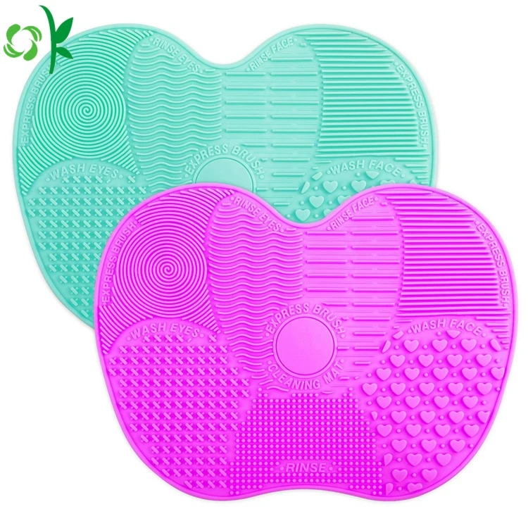  Силиконовый коврик OKSILICONE для чистки кистей макияжа 2 набора косметических портативный инструмент