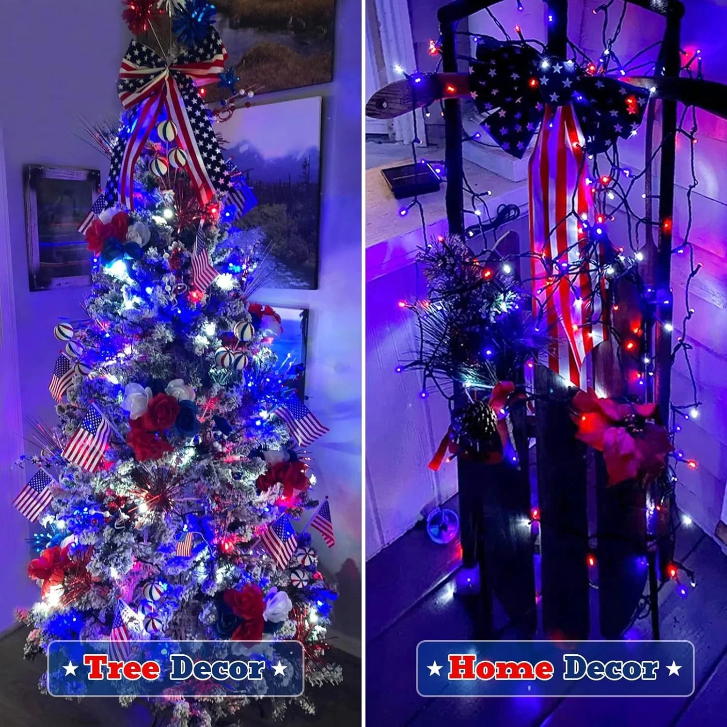Outdoor Solar Lights String Christmas Holiday Courtyard Garden Decorative Arrangement Gipsophila Independence Day Halloween