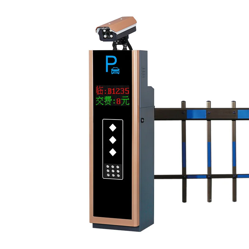 High quality unattended and face recognition automatic smart barrier gate