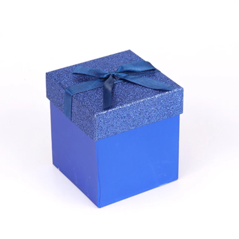Новый продукт креативные блестящие бумажные коробки для фотобумаги Подарочная коробка с бантом подарочная упаковка
