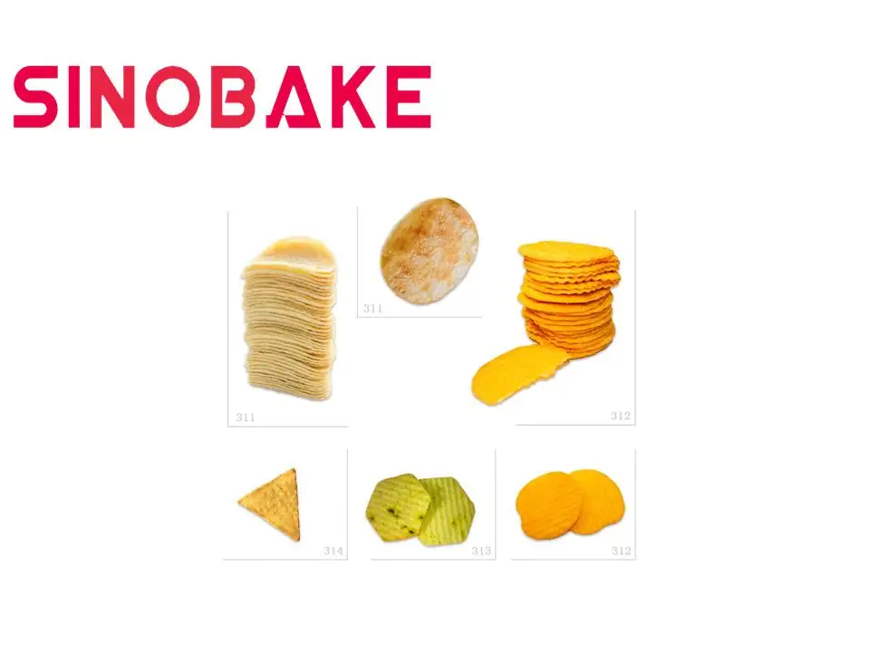 Fully automatic potato chips making machine price  For Snack Food Industry Hard Biscuit Making Machine Plant